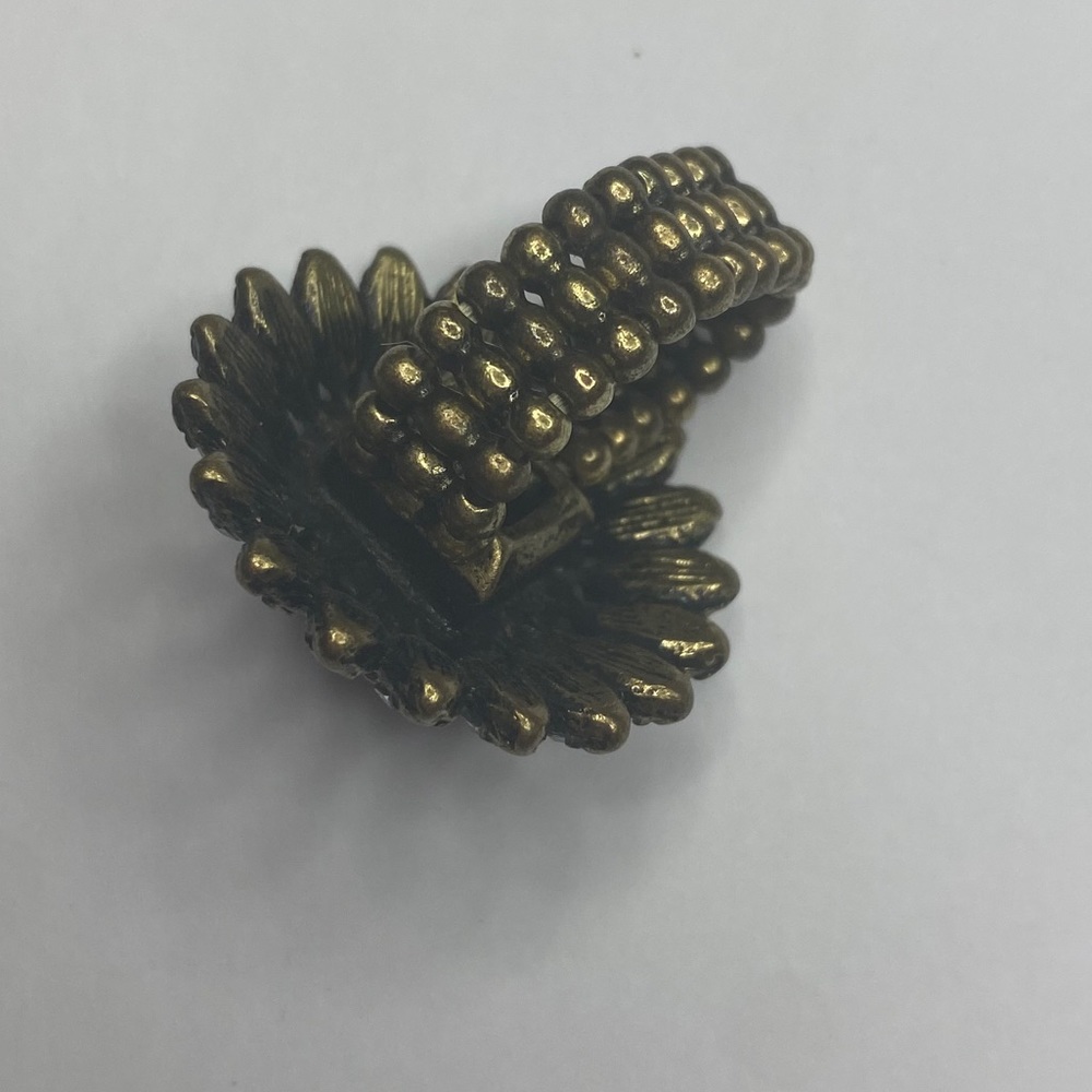 BLUE ANTIQUE GOLD RING - Picture 2 of 3